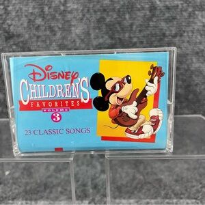 Disney Children's Favorites Volume 3 Cassette Tape 1986 Kids Music VTG 60607-0